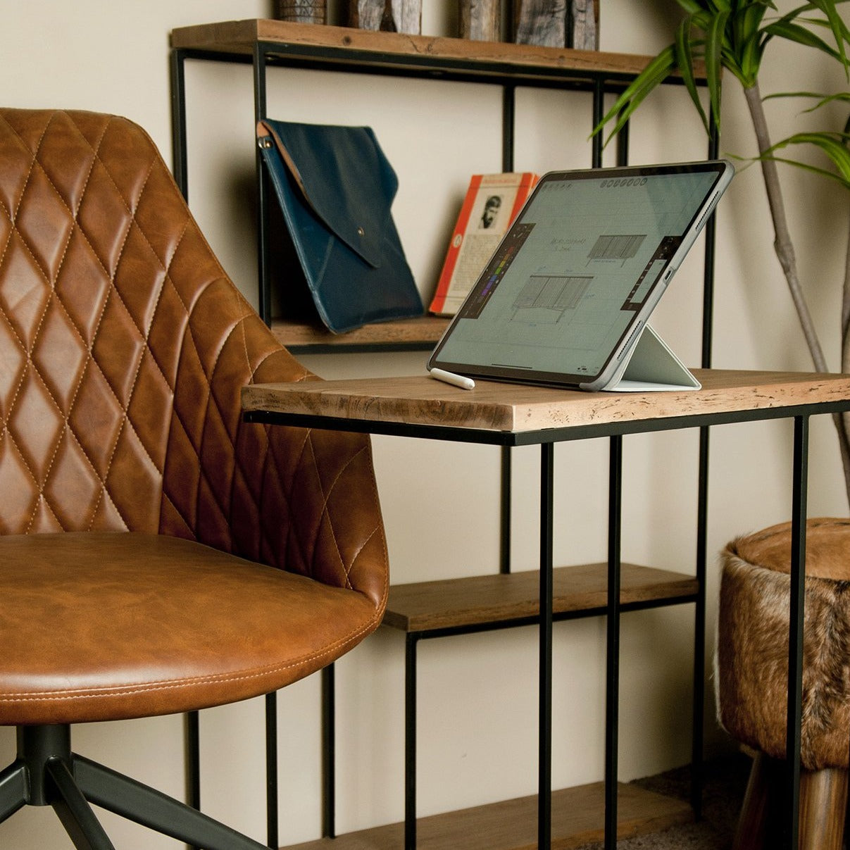 Selby Slim Coffee Table and Over Arm Lamp Table
